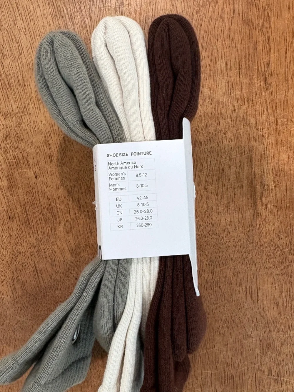 Lululemon daily essential crew length socks 3 pack